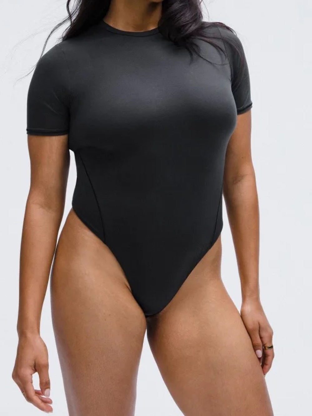 Wundermost Ultra-Soft Nulu Short-Sleeve Crew Thong Bodysuit  Lululemon